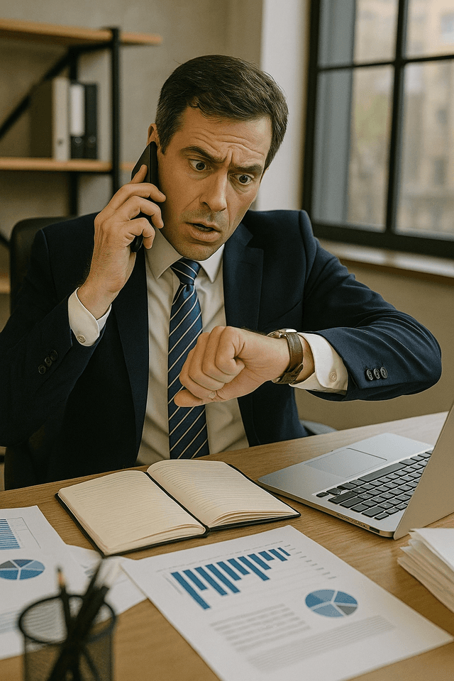 Laptop showing dashboard interface